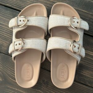 J Crew Factory Slides size 6